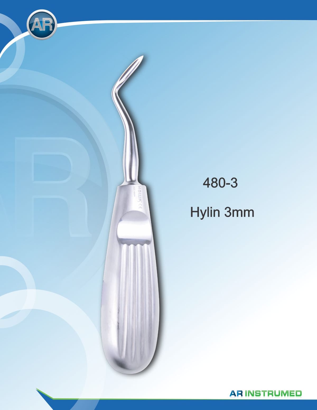 Elevator Hylin 3mm – AR Instrumed, Root Elevators