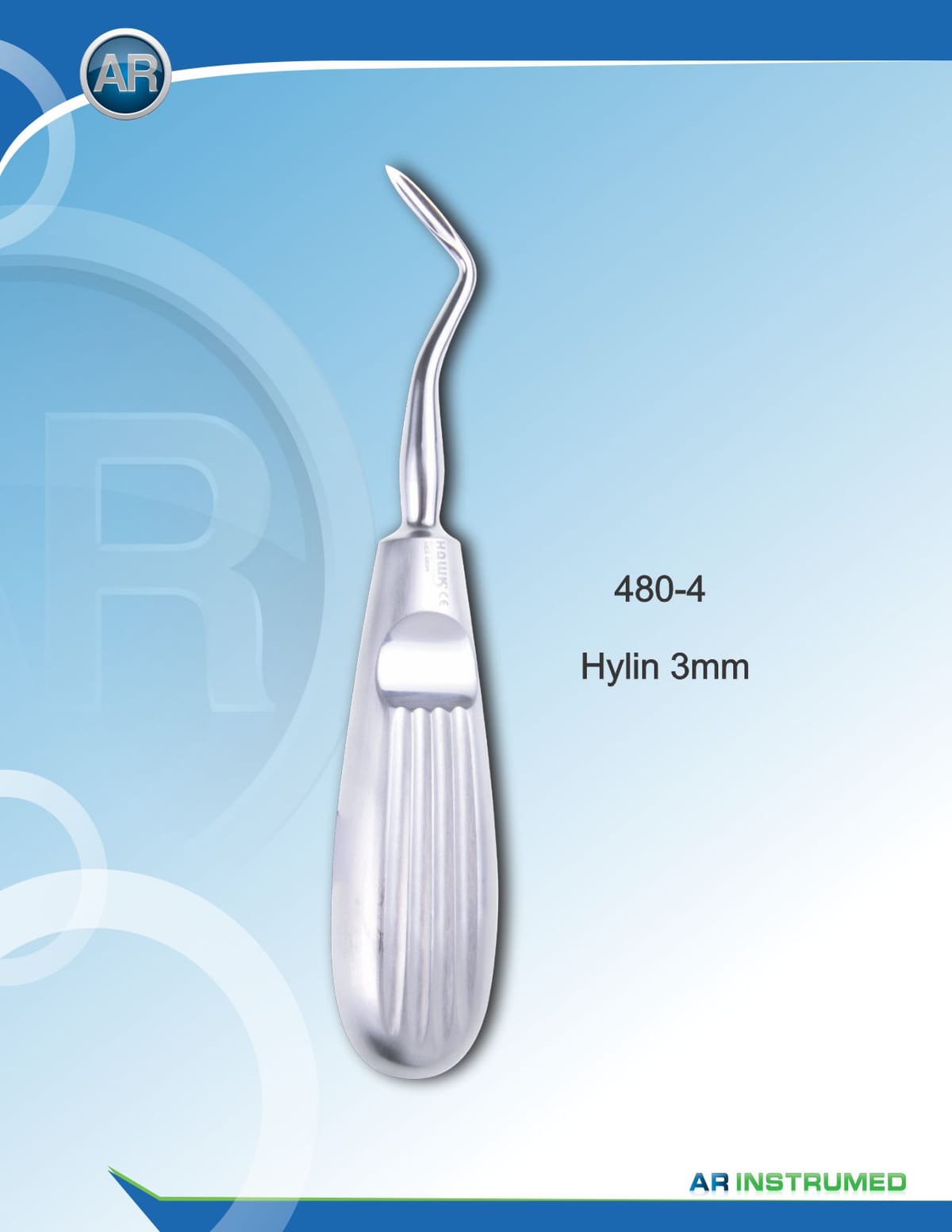 Elevator Hylin 3mm – AR Instrumed, Root Elevators