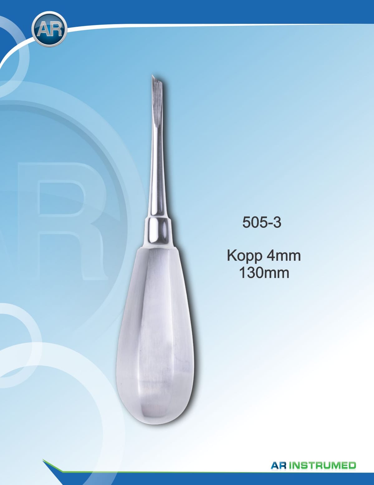 Elevator Kopp 4mm – AR Instrumed, Root Elevators