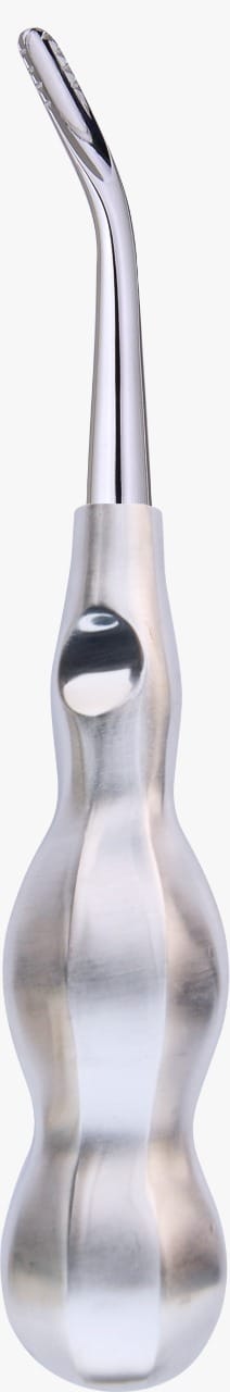 Elevator Left Angled Head Serrated 4mm