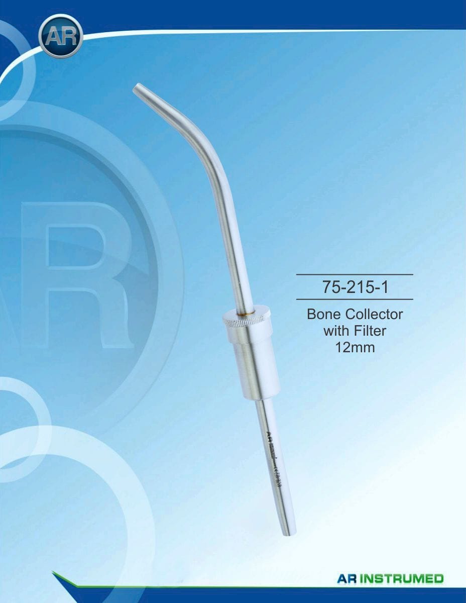 Bone Collector with Filter 12mm – AR Instrumed, Equipment