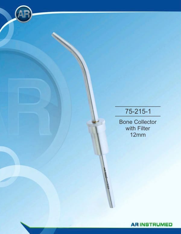 Bone Collector with Filter 12mm