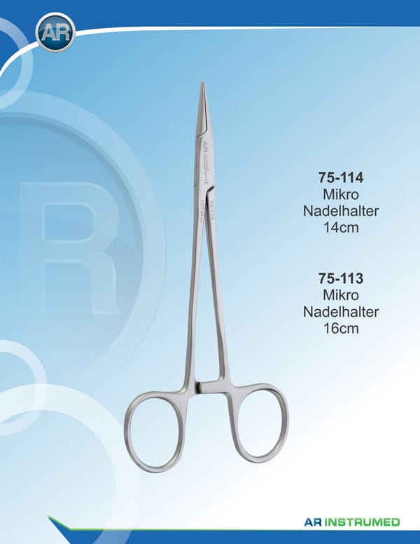 Micro Needle Holder 16cm