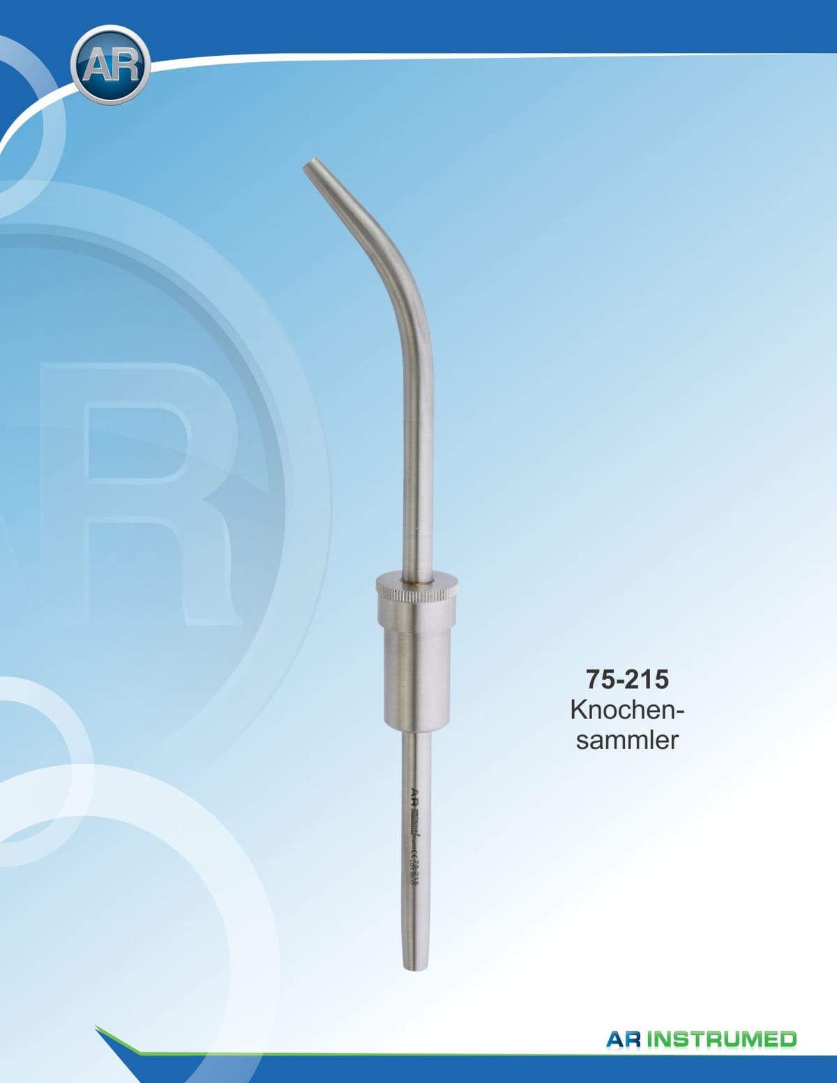 Bone Collector with Filter 12mm – AR Instrumed, Geräte