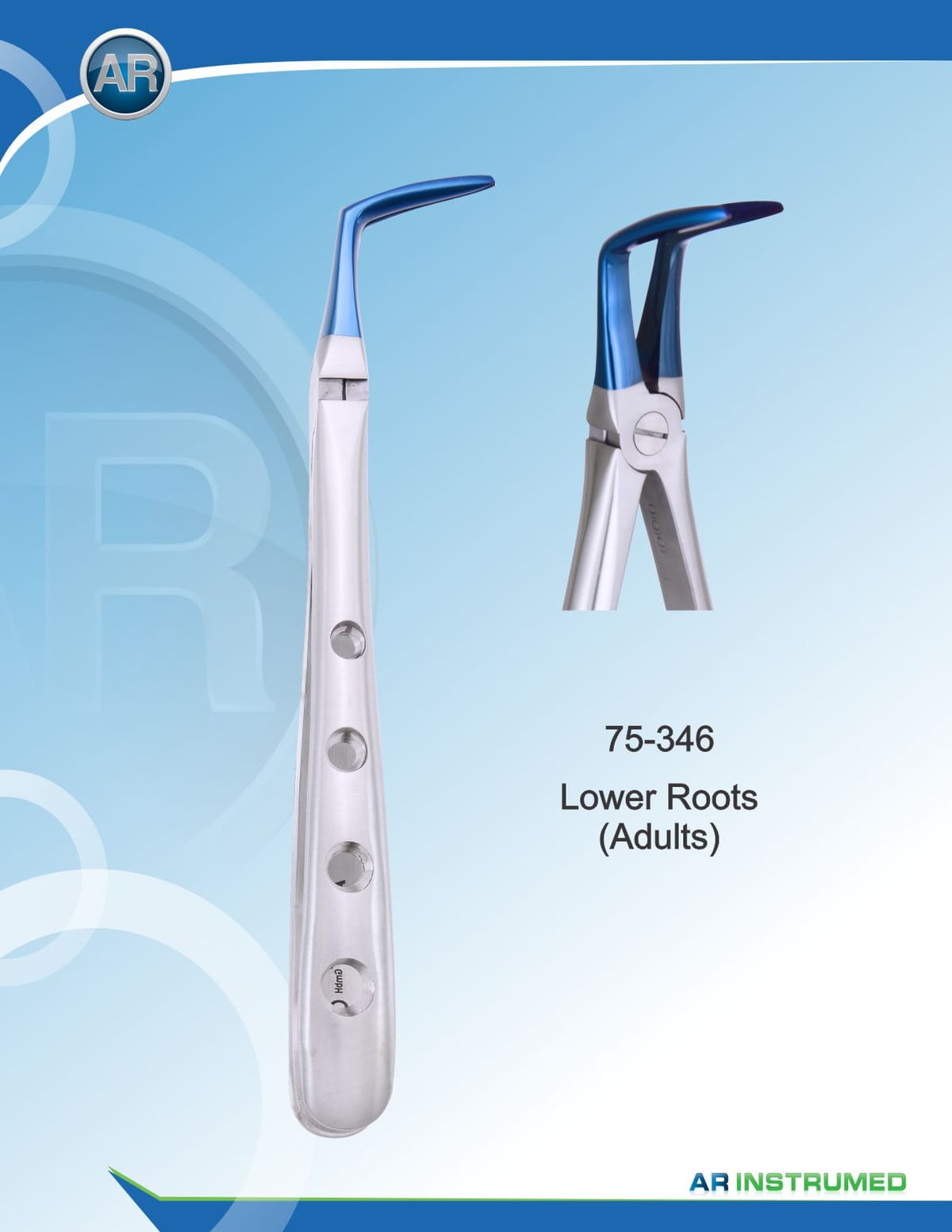 Lower Roots (Adults) – AR Instrumed, Extraction Forceps
