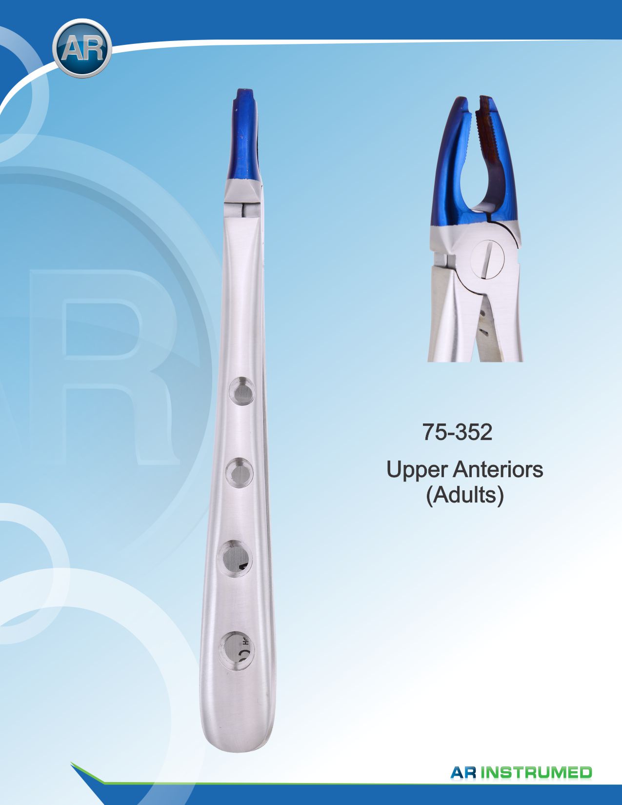 Upper Anteriors (Adults) – AR Instrumed, Extraction Forceps