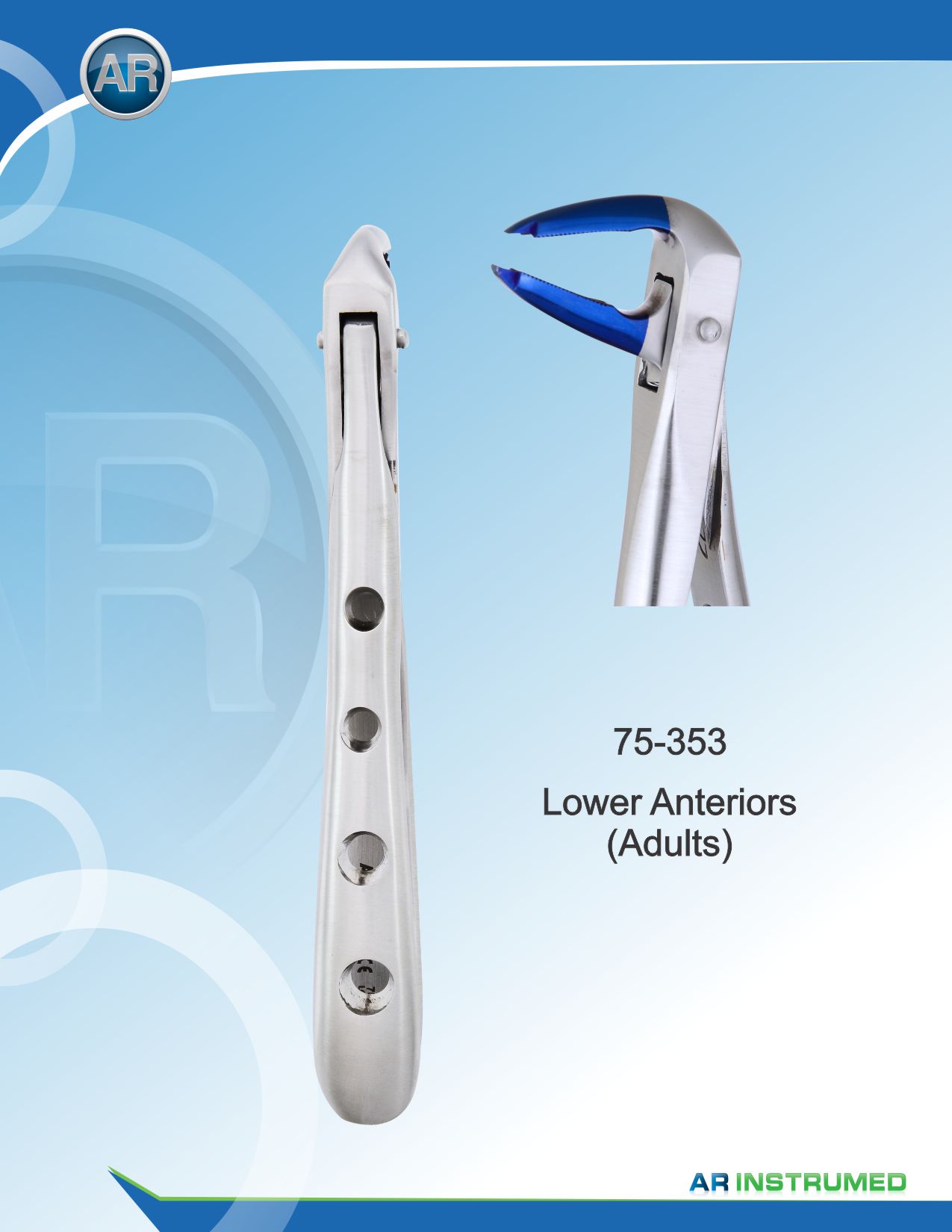 Lower Anteriors (Adults) – AR Instrumed, Extraction Forceps