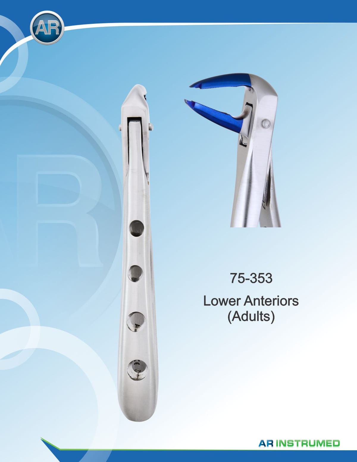 Lower Anteriors (Adults) – AR Instrumed, Extraktionszangen