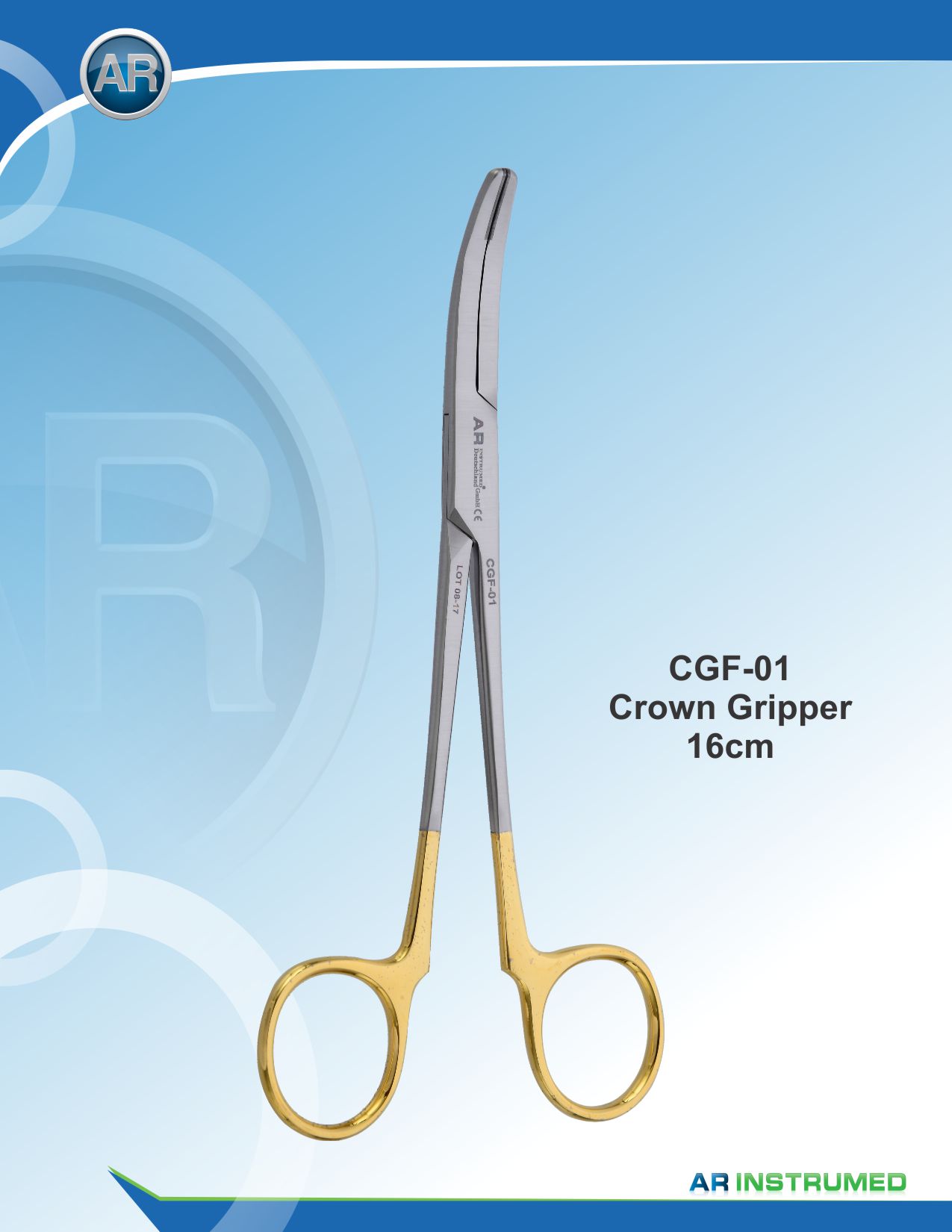 Crown Gripper 16cm – AR Instrumed, Tweezers & Forceps