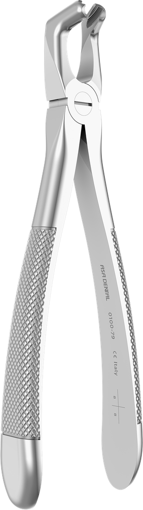 UK-Weisheitszähne - 17.1 ± 0.3 cm - mit geriffelten Spitzen 0100-79 – ASA Dental S.p.A. Uninominale