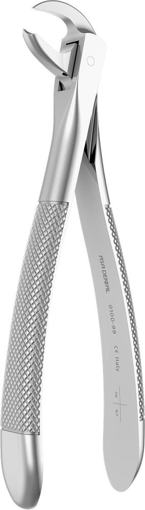 UK-Molaren mit gebrochenen Kronen - 15.8 ± 0.2 cm - mit geriffelten Spitzen 0100-99