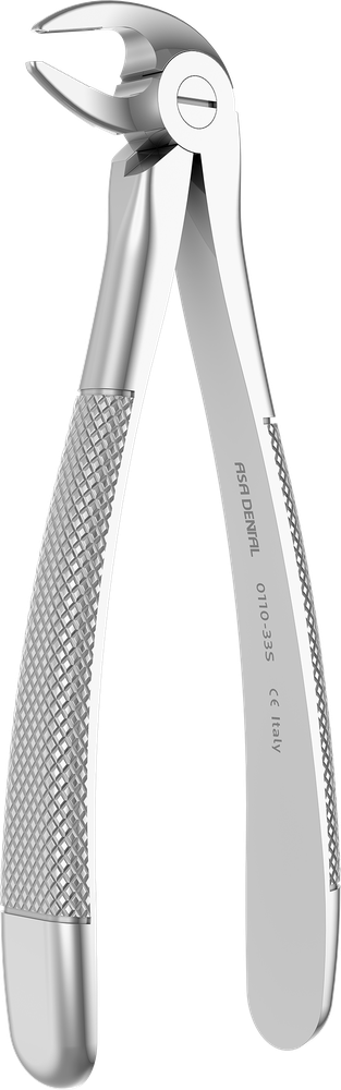 UK-Wurzel - 14 ± 0.1 cm - mit geriffelten Spitzen 0110-33S – ASA Dental S.p.A. Uninominale