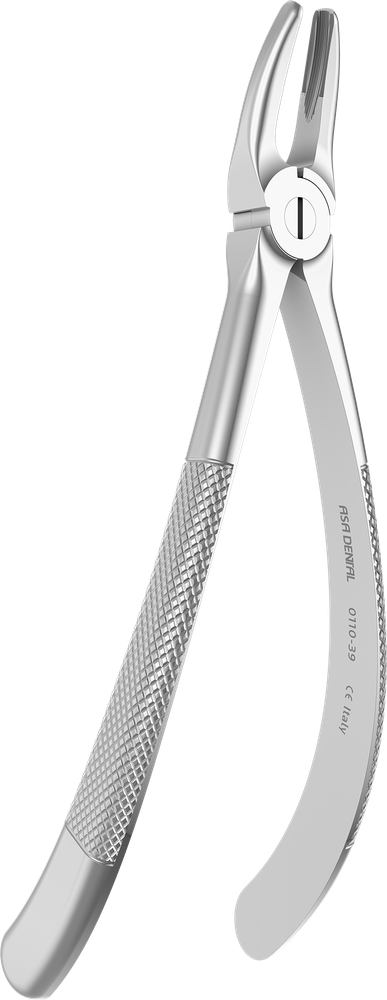 OK-Molaren - 15 cm - mit geriffelten Spitzen 0110-39 – ASA Dental S.p.A. Uninominale, Extraction Forceps