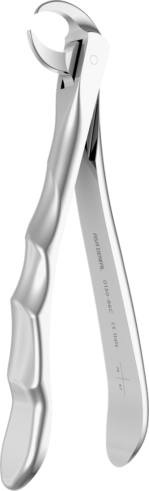 UK-Molaren - 15 cm - mit geriffelten Spitzen 0130-86C – ASA Dental S.p.A. Uninominale