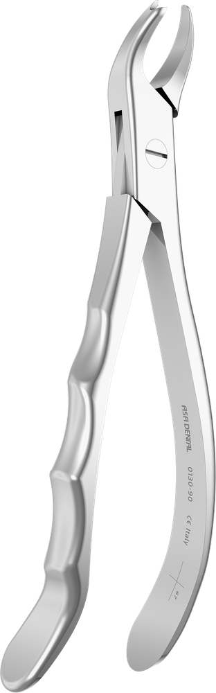 OK-Molaren links - 17.5 ± 0.2 cm - mit geriffelten Spitzen 0130-90