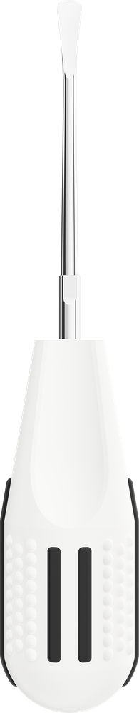 Periotom für atraumatische Luxation - 5 mm - Schwarz - Gebogen 0280-5C – ASA Dental S.p.A. Uninominale, Root Elevators