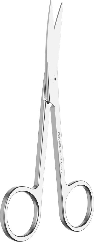 für Goldfolie - gebogen - 12 cm 0300-2 – ASA Dental S.p.A. Uninominale, Surgical Instruments