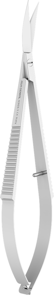 (Castroviejo) - gebogen, besonders schlanke Schnäbel - 12 cm 0303-1 – ASA Dental S.p.A. Uninominale