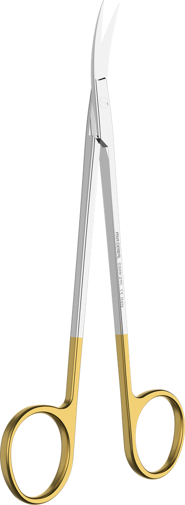 Zahnfleischscheren - gebogen - 16 cm 0309-2TC – ASA Dental S.p.A. Uninominale, Chirurgische Instrumente