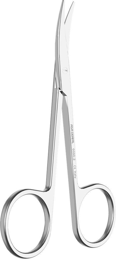 Präparierschere, gebogen - 11,5 cm 0330-2 – ASA Dental S.p.A. Uninominale, Sonstige chirurgische Instrumente