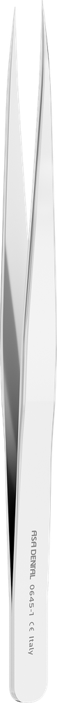 Gewebepinzette - 12,5 cm - besonders dünne Spitzen 0645-1 – ASA Dental S.p.A. Uninominale, Pinzetten