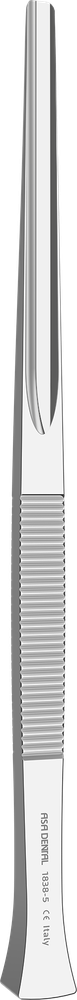 Knochenmeißel für Paradontologie - 17 cm - 6 mm 1838-5 – ASA Dental S.p.A. Uninominale