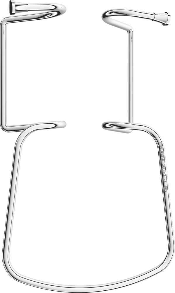 Zungenabhalter - Lippen-Retraktor - 11 x 8 cm 2609-2 – ASA Dental S.p.A. Uninominale, Surgical Instruments
