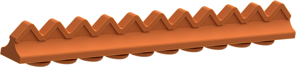 Orange - Silikon-Schiene für 10 Instrumente 2772-GA – ASA Dental S.p.A. Uninominale, Trays, Sterilization Containers and Accessories