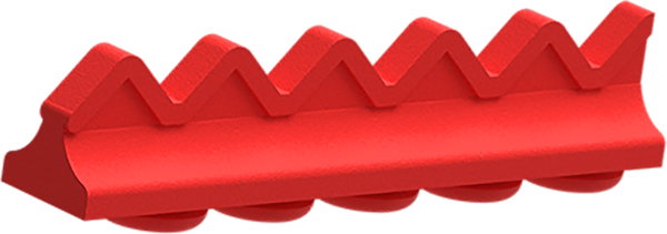 Rosso - griglia in silicone per 5 strumenti