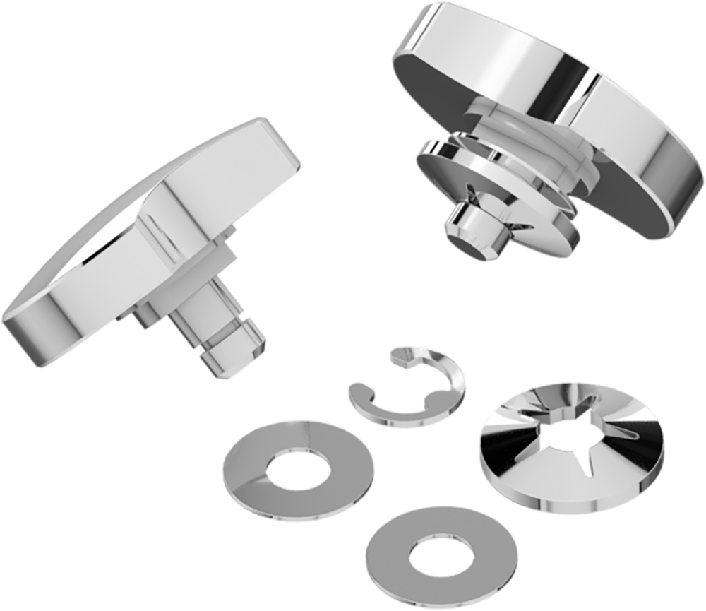 Set mit 2 Ersatz-Edelstahlköpfen mit Unterlegscheiben 2774 – ASA Dental S.p.A. Uninominale