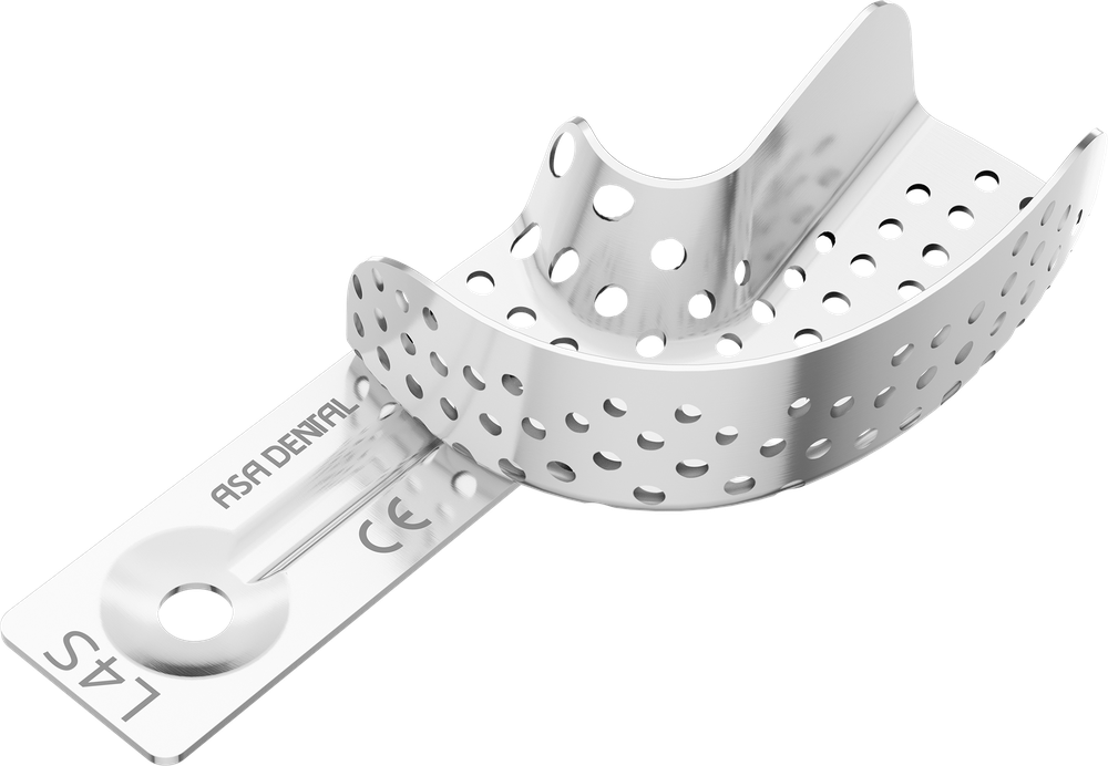Perforiert aus Aluminium - Retentionsrand - HALBSEITIG - M 2800-L4S – ASA Dental S.p.A. Uninominale