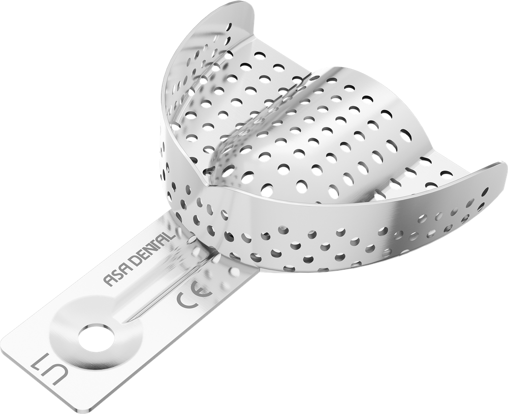 Perforiert aus Aluminium - Retentionsrand - OK - XXS 2800-U1 – ASA Dental S.p.A. Uninominale, Impression Trays