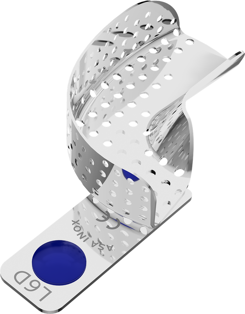 Perforiert, Edelstahl - Retentionsrand - HALBSEITIG - XL 2801-L6D – ASA Dental S.p.A. Uninominale