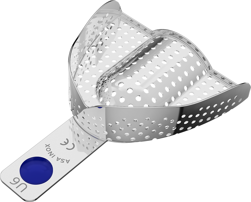 Perforated stainless steel - retention rim - UPPER - XL