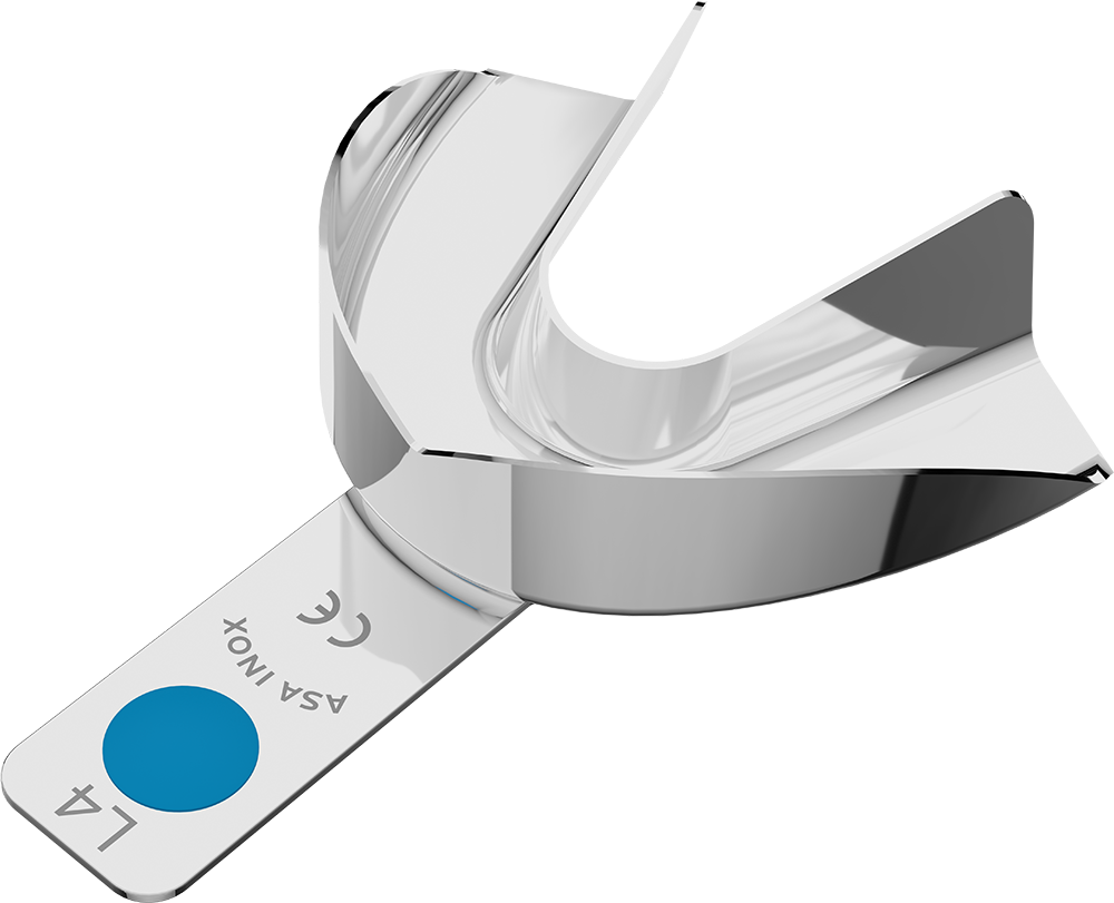 Nicht perforiert, Edelstahl - Retentionsrand - UK - M 2802-L4 – ASA Dental S.p.A. Uninominale