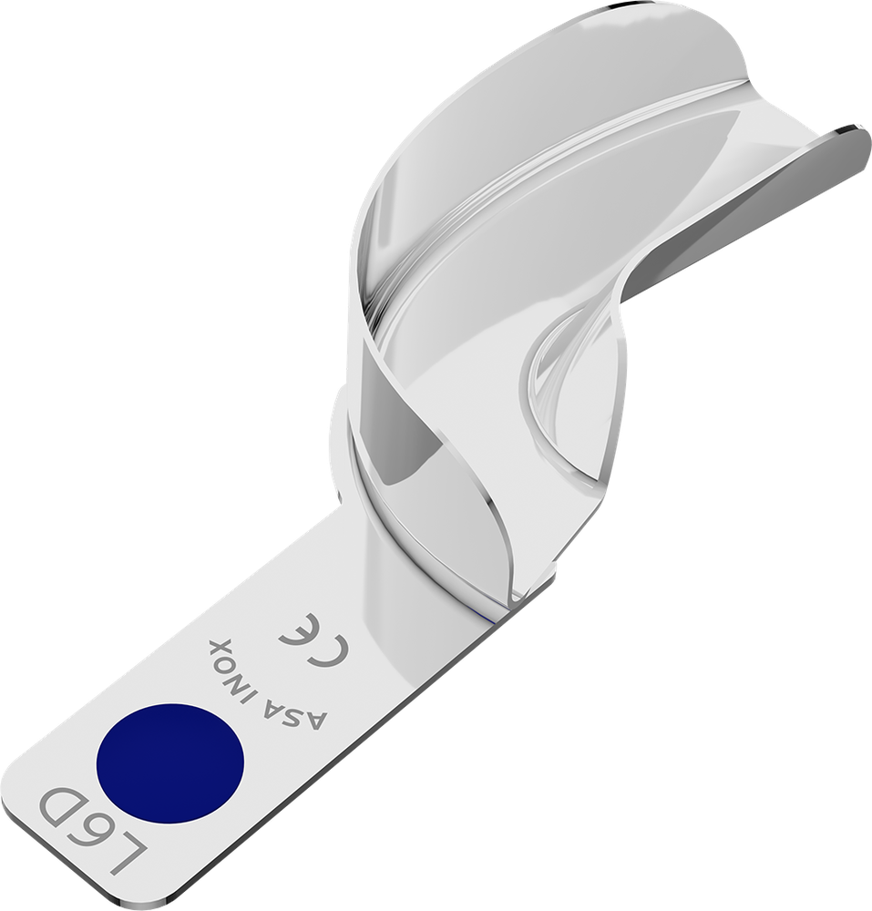 Nicht perforiert, Edelstahl - Retentionsrand - HALBSEITIG - XL 2802-L6D – ASA Dental S.p.A. Uninominale