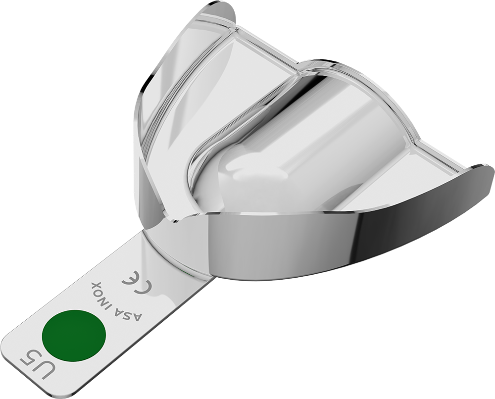 Nicht perforiert, Edelstahl - Retentionsrand - OK - L 2802-U5 – ASA Dental S.p.A. Uninominale