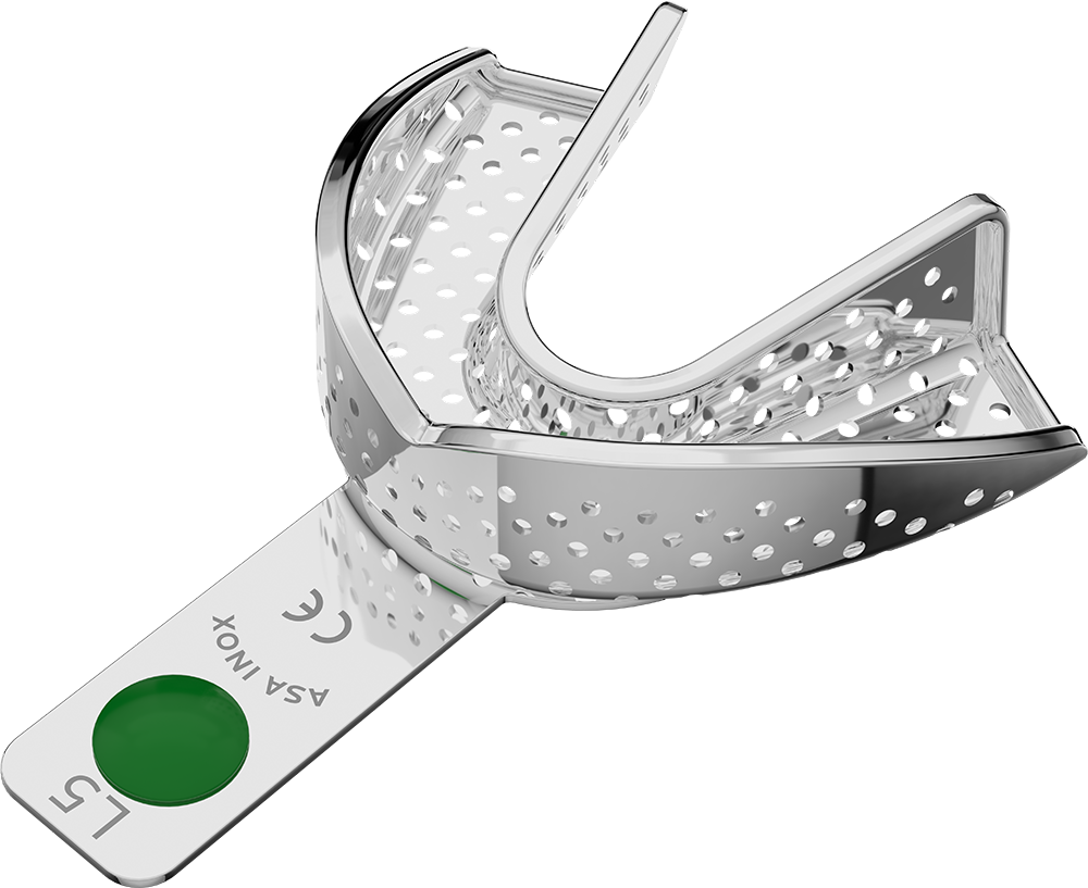 Acciaio inossidabile perforato - PERMA-LOCK - bordo di ritenzione - INFERIORE - L