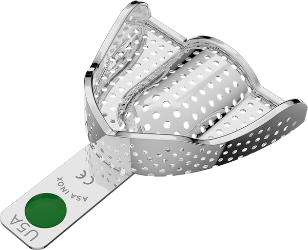Perforiert, Edelstahl - PERMA-LOCK Anatomic - Retentionsrand - OK - L 2804-U5A
