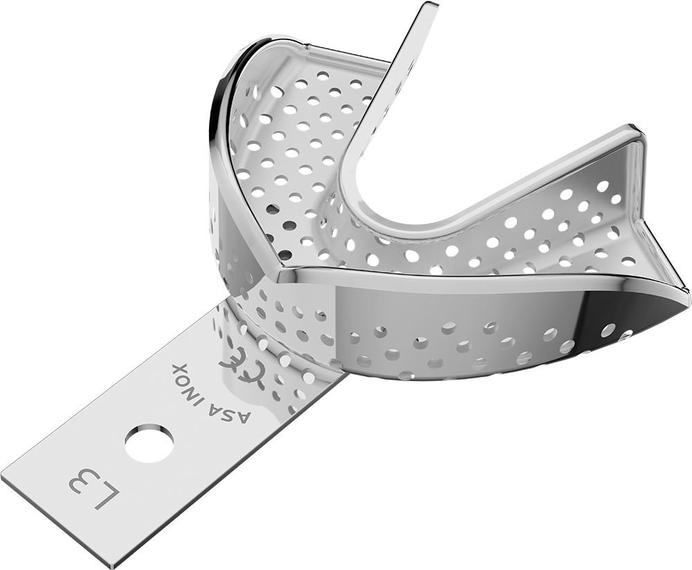 Perforiert, Edelstahl - PERMA-LOCK high grip 2804S-L3 – ASA Dental S.p.A. Uninominale