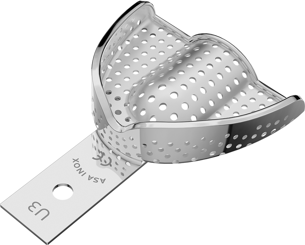 Perforiert, Edelstahl - PERMA-LOCK high grip 2804S-U3 – ASA Dental S.p.A. Uninominale