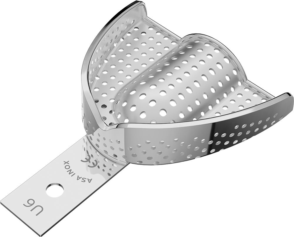 Perforiert, Edelstahl - PERMA-LOCK high grip 2804S-U6 – ASA Dental S.p.A. Uninominale