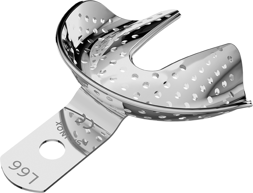 Perforiert, Edelstahl - unbezahnt - Retentionsrand - UK - L 2806-L66 – ASA Dental S.p.A. Uninominale