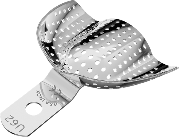 Perforiert, Edelstahl - anterior, bezahnt - Retentionsrand - OK 2806-U62