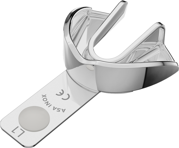 Nicht perforiert, Edelstahl - PERMA-LOCK - Retentionsrand - UK - XXS 2807-L1