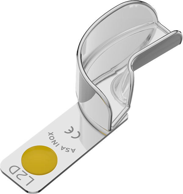 Nicht perforiert, Edelstahl - PERMA-LOCK - Retentionsrand - HALBSEITIG - XS 2807-L2D