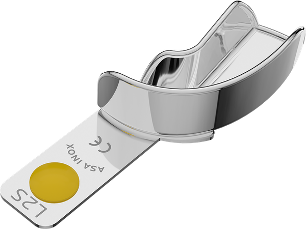 Nicht perforiert, Edelstahl - PERMA-LOCK - Retentionsrand - HALBSEITIG - XS 2807-L2S