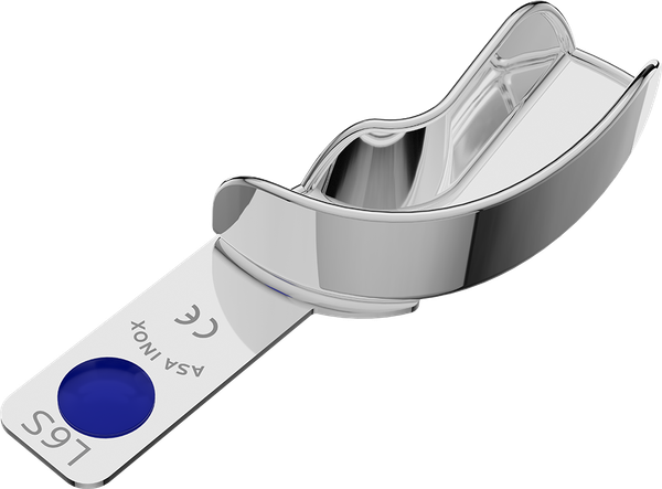 Nicht perforiert, Edelstahl - PERMA-LOCK - Retentionsrand - HALBSEITIG - XL 2807-L6S