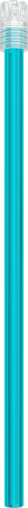 Multicolor - ABNEHMBARE KAPPE - cyanblaues Röhrchen, transparente Kappe - 15 cm 2900E-ZT15 – ASA Dental S.p.A. Uninominale