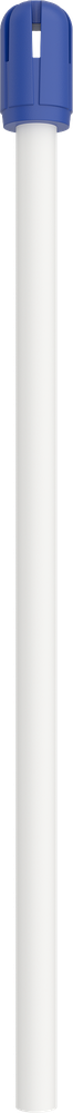 Weiche/FESTE KAPPE - weißes Röhrchen, blaue Kappe - 155 mm 2903E-BAS155